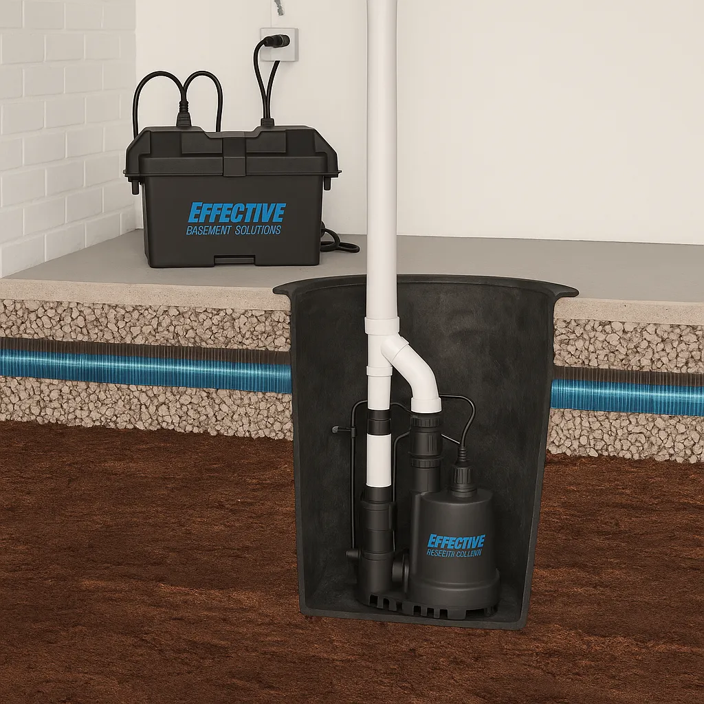 F611ae542df645208e8382afce7d8a1awebp | Effective Basement Solution Battery backup sump pump system in new jersey basement | effective basement solution