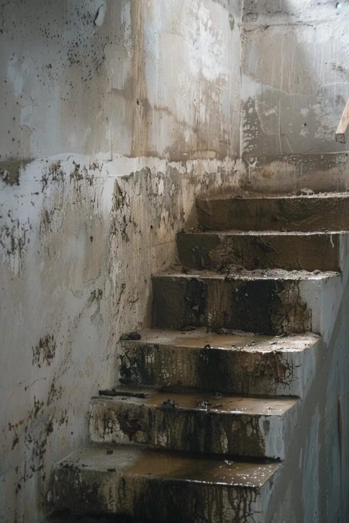 202512220516337bbd5b85c3e25c6afae9552752a344bb8d7991a79a5521b6webp | Effective Basement Solution Visible signs of basement moisture including water stains mold growth and damp spots emphasizing early detection | effective basement solution