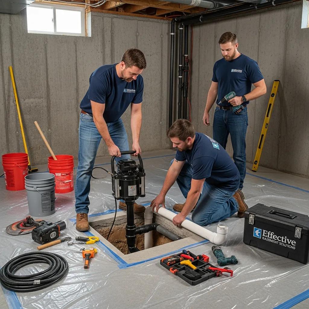 professional-team-installing-a-sump-pump-in-a-basement-demonstrating-teamwork-and-expertise-a34fe112-1894-4ed1-9796-fbb30c093b0ewebp Professional team installing a sump pump in a basement demonstrating teamwork and expertise | effective basement solutions | effective basement solutions
