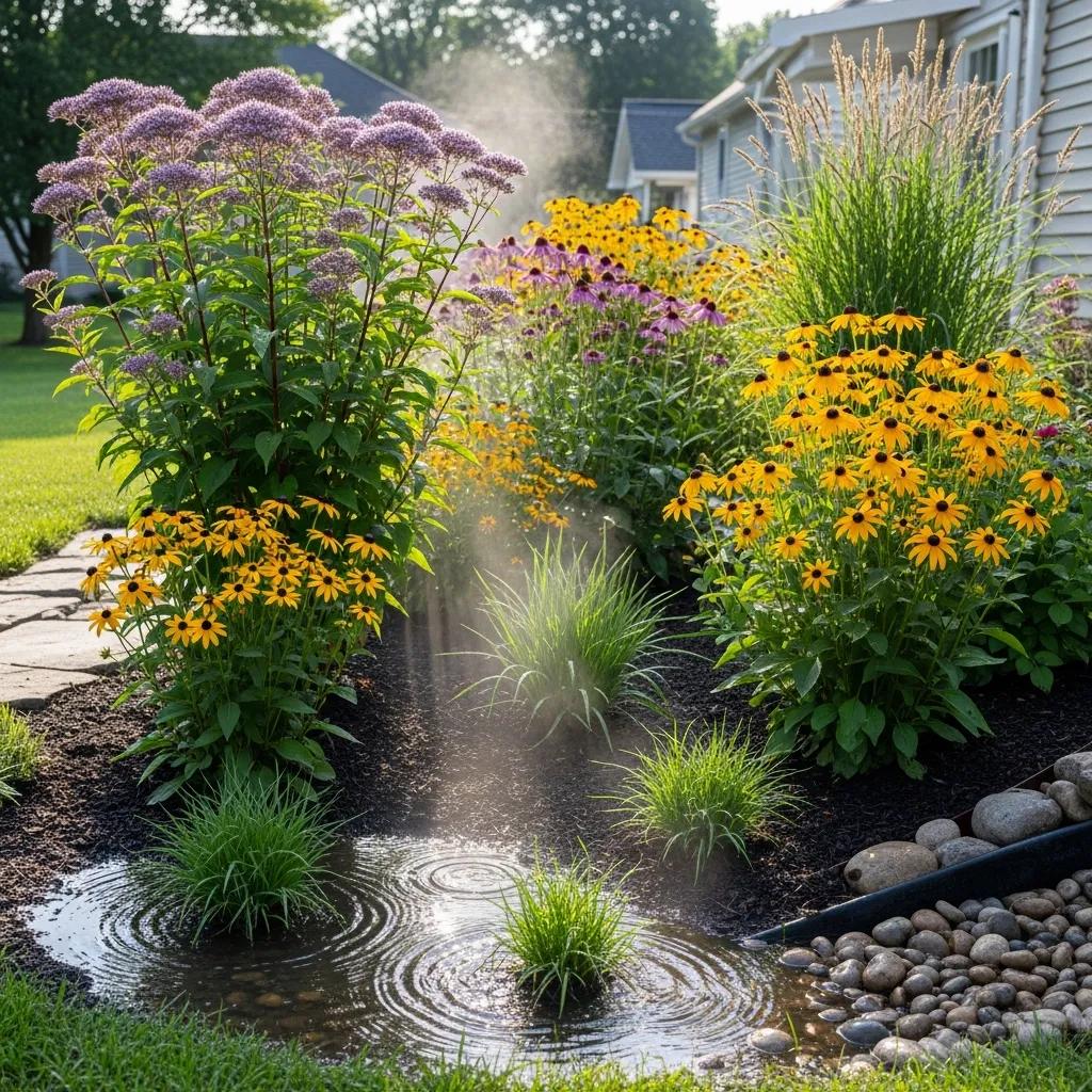 rain-garden-with-native-plants-absorbing-rainwater-in-a-sunny-setting-f04027f5-ccff-4866-ae34-6fe4f96ff6a6webp Rain garden with native plants absorbing rainwater in a sunny setting | effective basement solutions | effective basement solutions